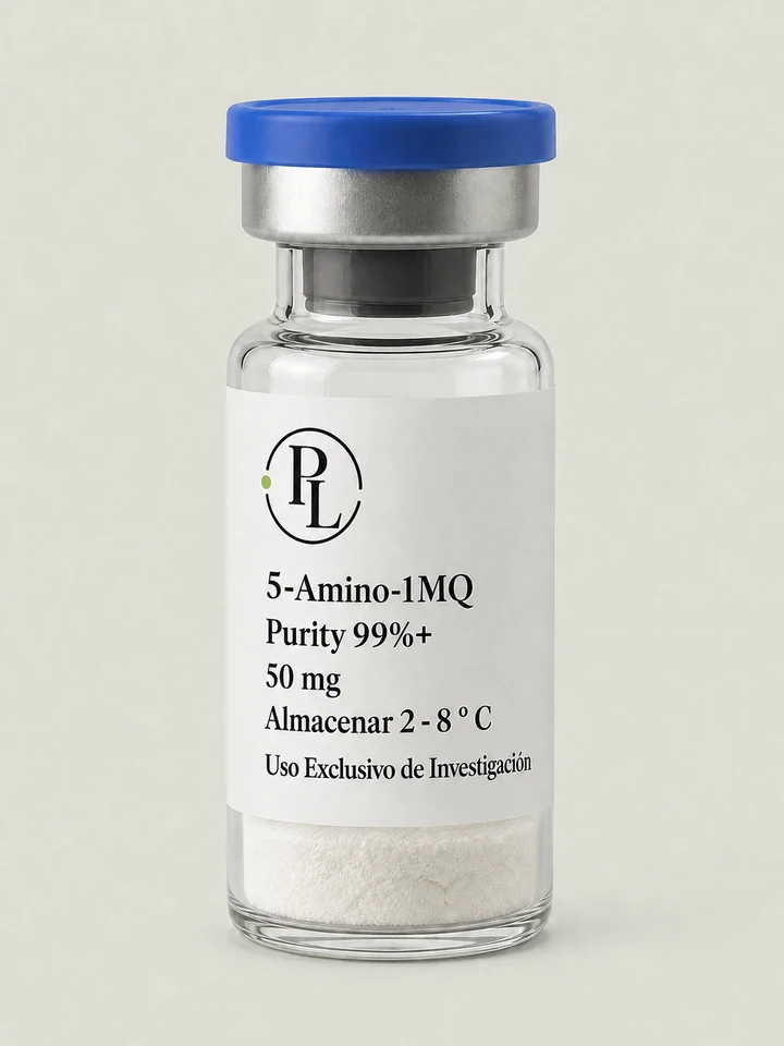 5-Amino-1MQ 50 mg, vial de investigación