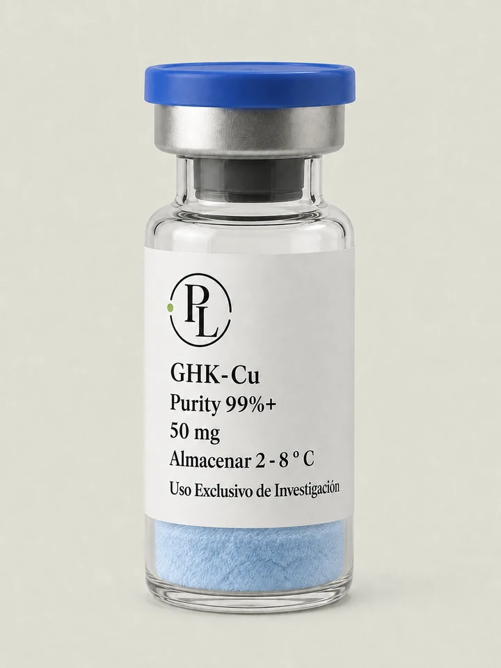 GHK-Cu 50 mg, vial de investigación