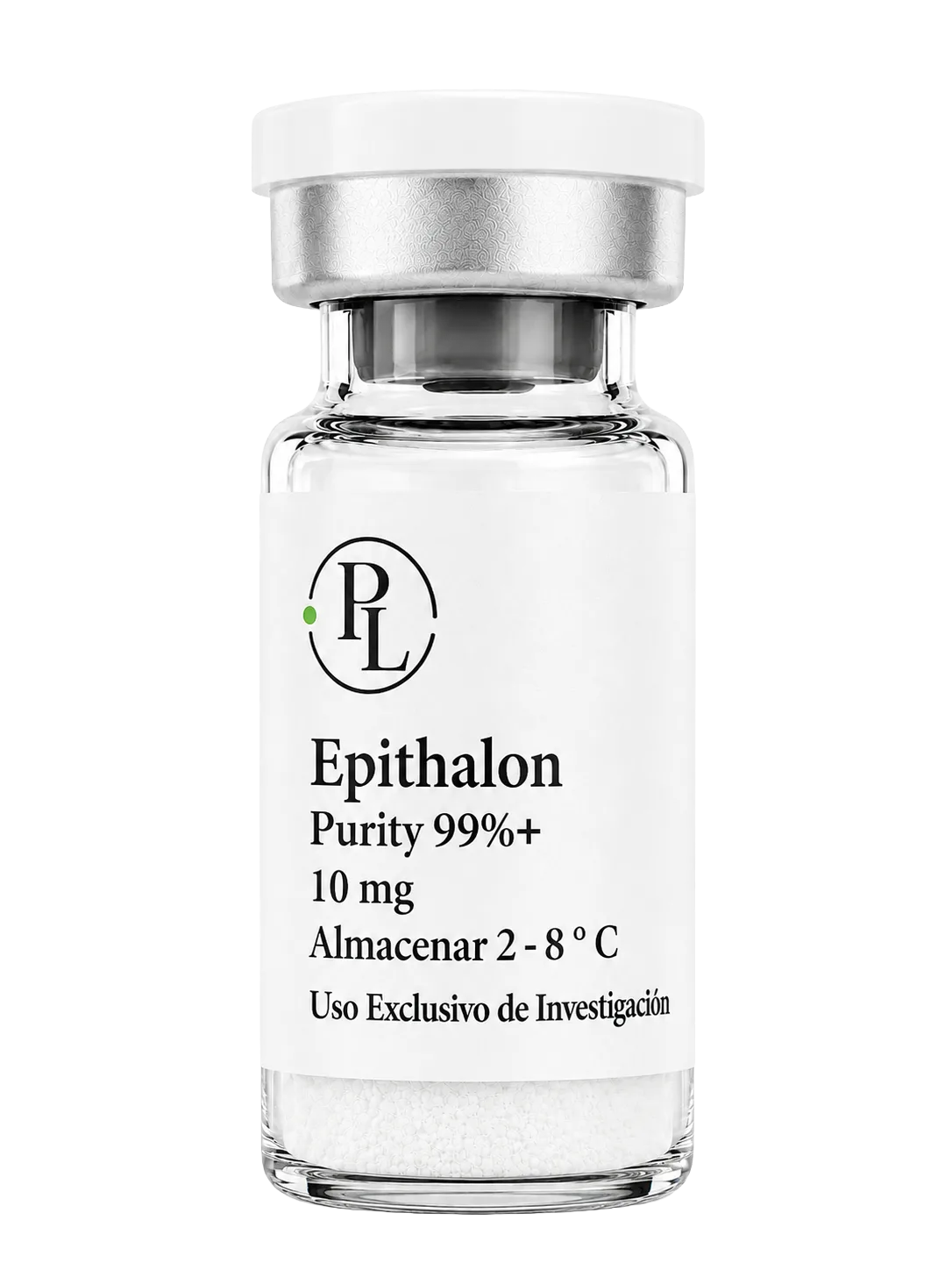 Epithalon, vial de péptido liofilizado para investigación
