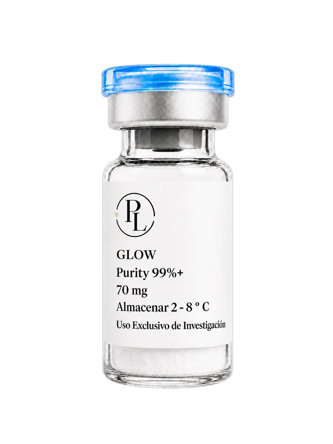 Vial de GLOW 70 mg para investigación